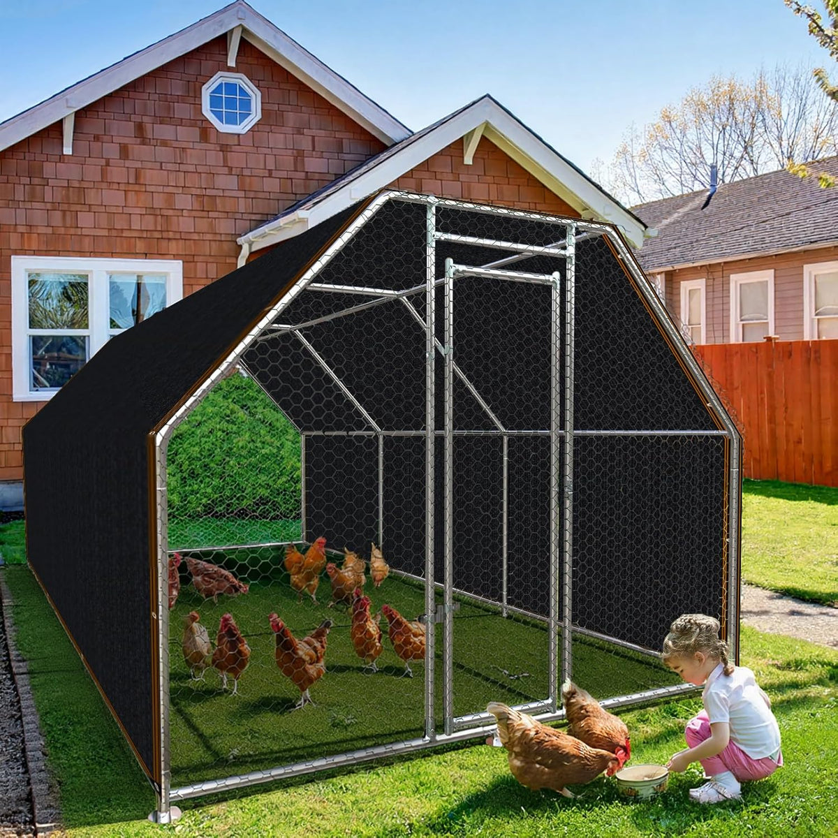 Shade-Cloth 85-90% for Garden Plants 7x7 FT, Black Sun-Block Shade Cover Mesh Tarp with Grommets Sun Shade Canopy for Outdoor Pergola Patio Flower Lawn Kennel Chicken Coop