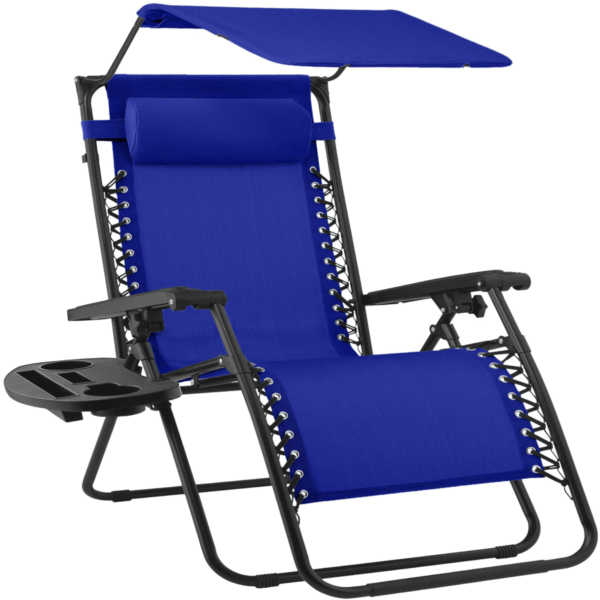 Best Choice Products Zero Gravity Chair Recliner w/Canopy Shade