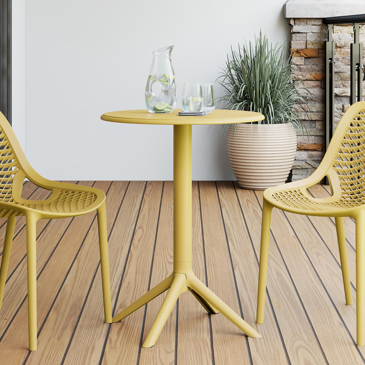 Costaelm Outdoor Dining Table for 6, Rectangular Metal Patio Table, 6-Person Weather Resistant Steel Slat Table for Lawn Garden Backyard, Olive Green