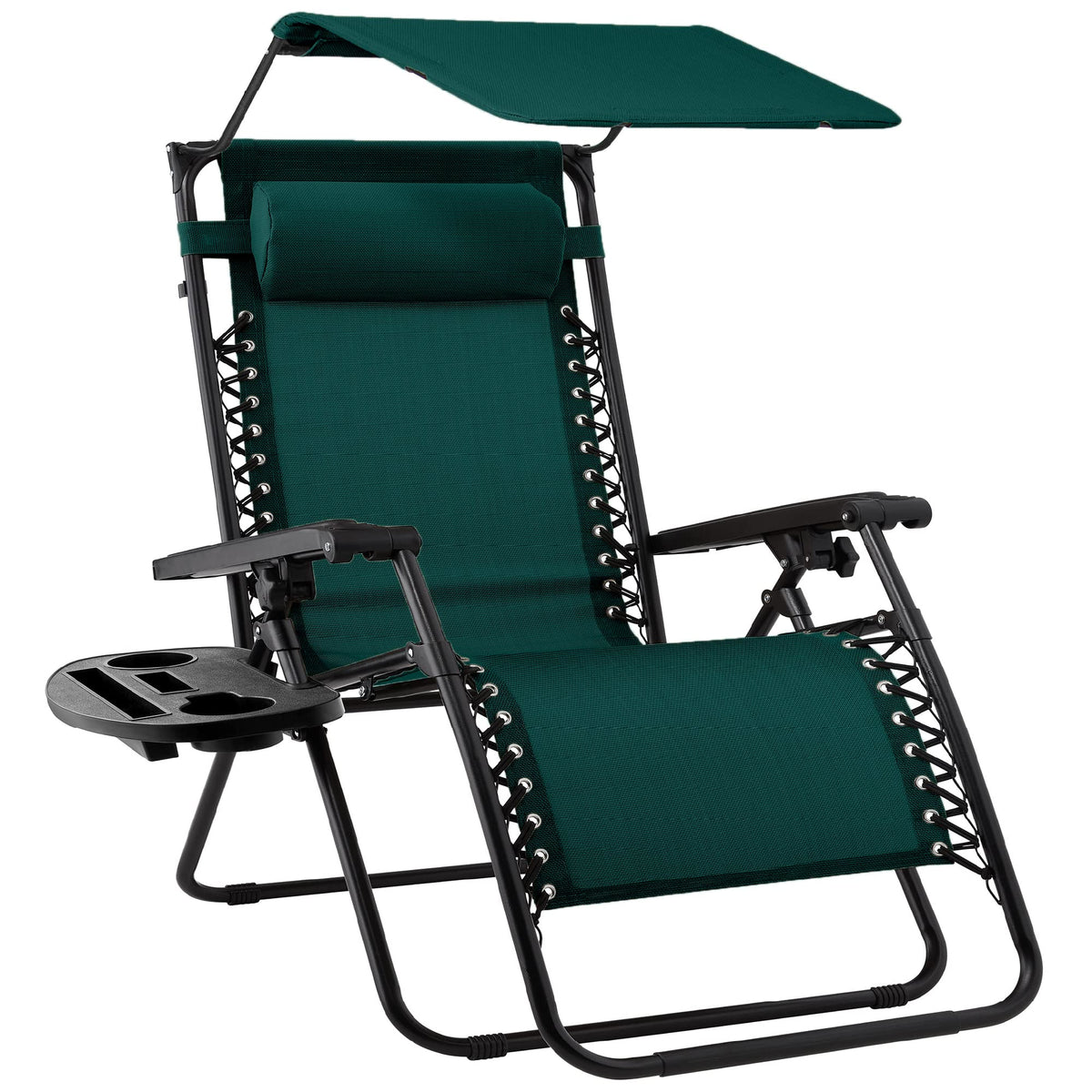 Best Choice Products Zero Gravity Chair Recliner w/Canopy Shade