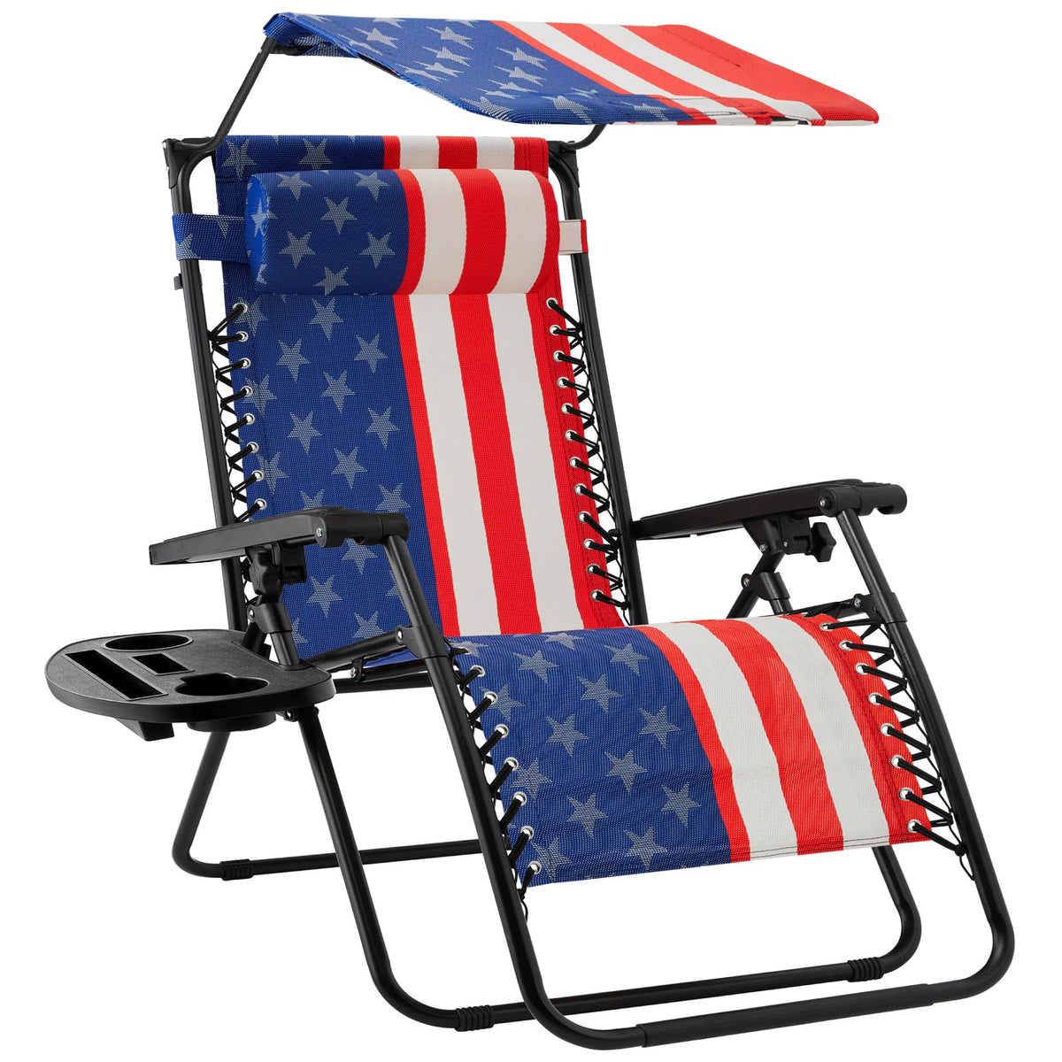Best Choice Products Zero Gravity Chair Recliner w/Canopy Shade