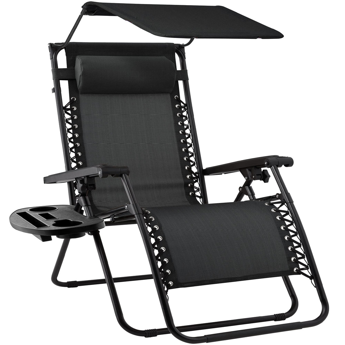 Best Choice Products Zero Gravity Chair Recliner w/Canopy Shade