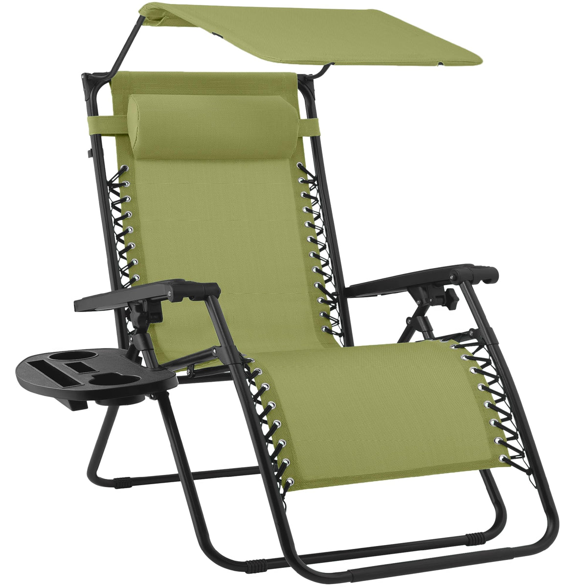 Best Choice Products Zero Gravity Chair Recliner w/Canopy Shade