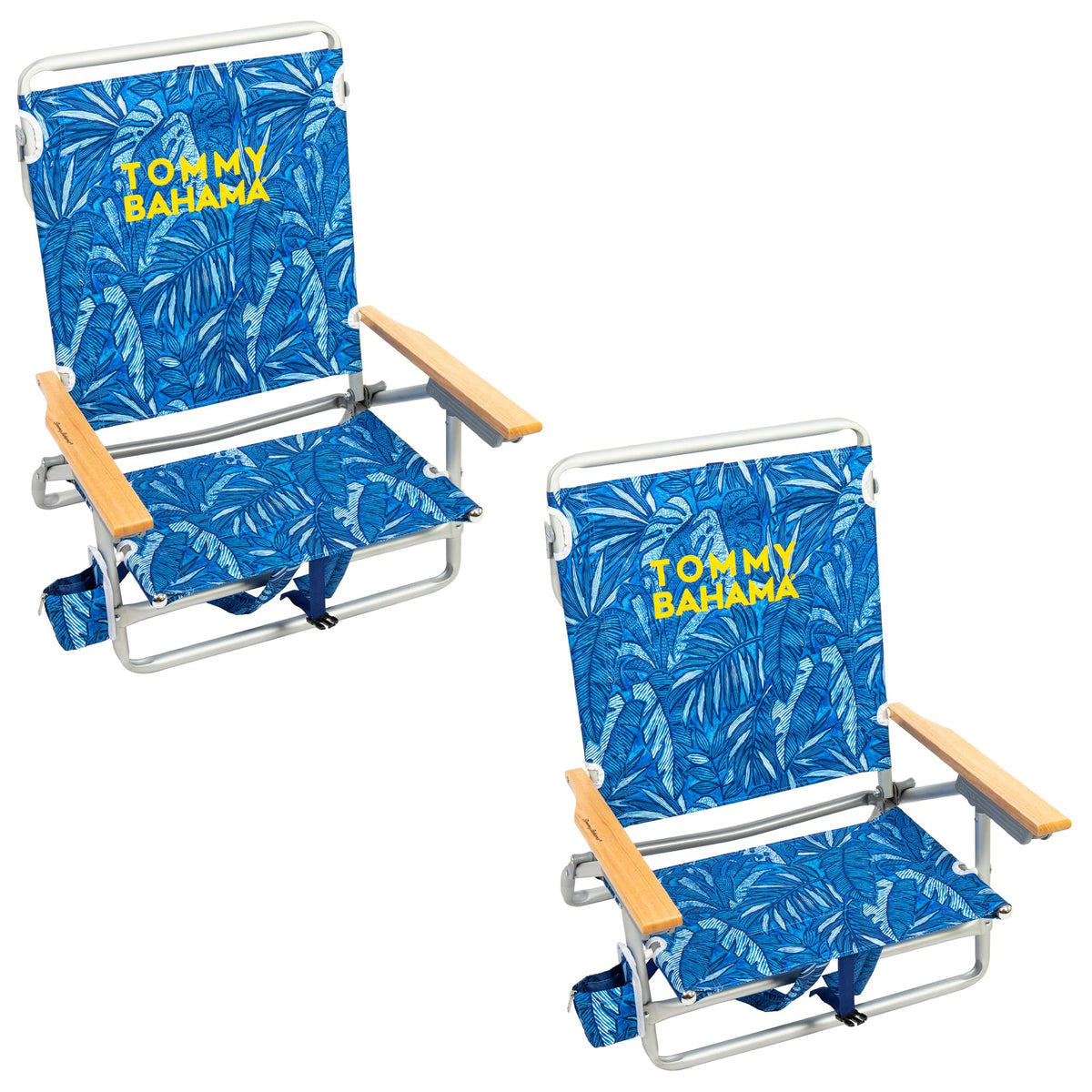 Tommy Bahama 5-Position Lay Flat Beach Chair, 8.5 in Seat Height