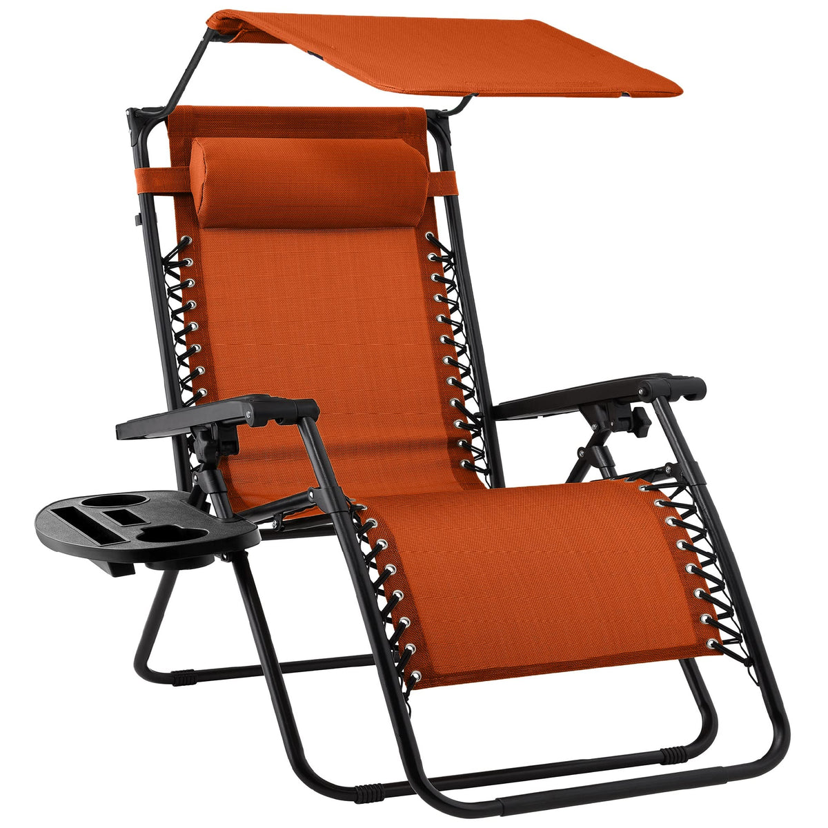 Best Choice Products Zero Gravity Chair Recliner w/Canopy Shade