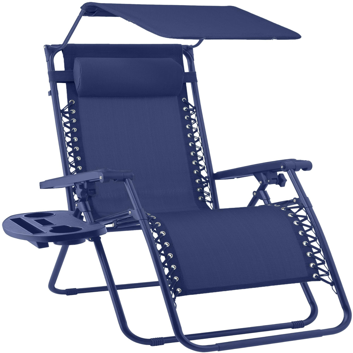 Best Choice Products Zero Gravity Chair Recliner w/Canopy Shade