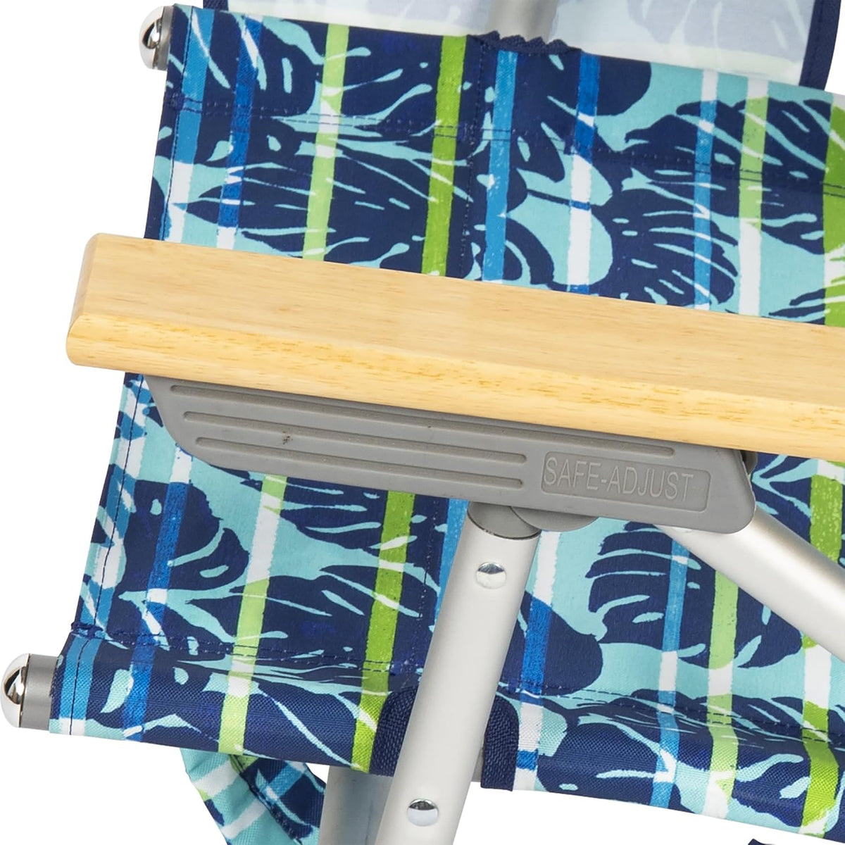 Tommy Bahama 4-Position Extended seat Height Easy in-Easy Out Folding Backpack Beach Chair
