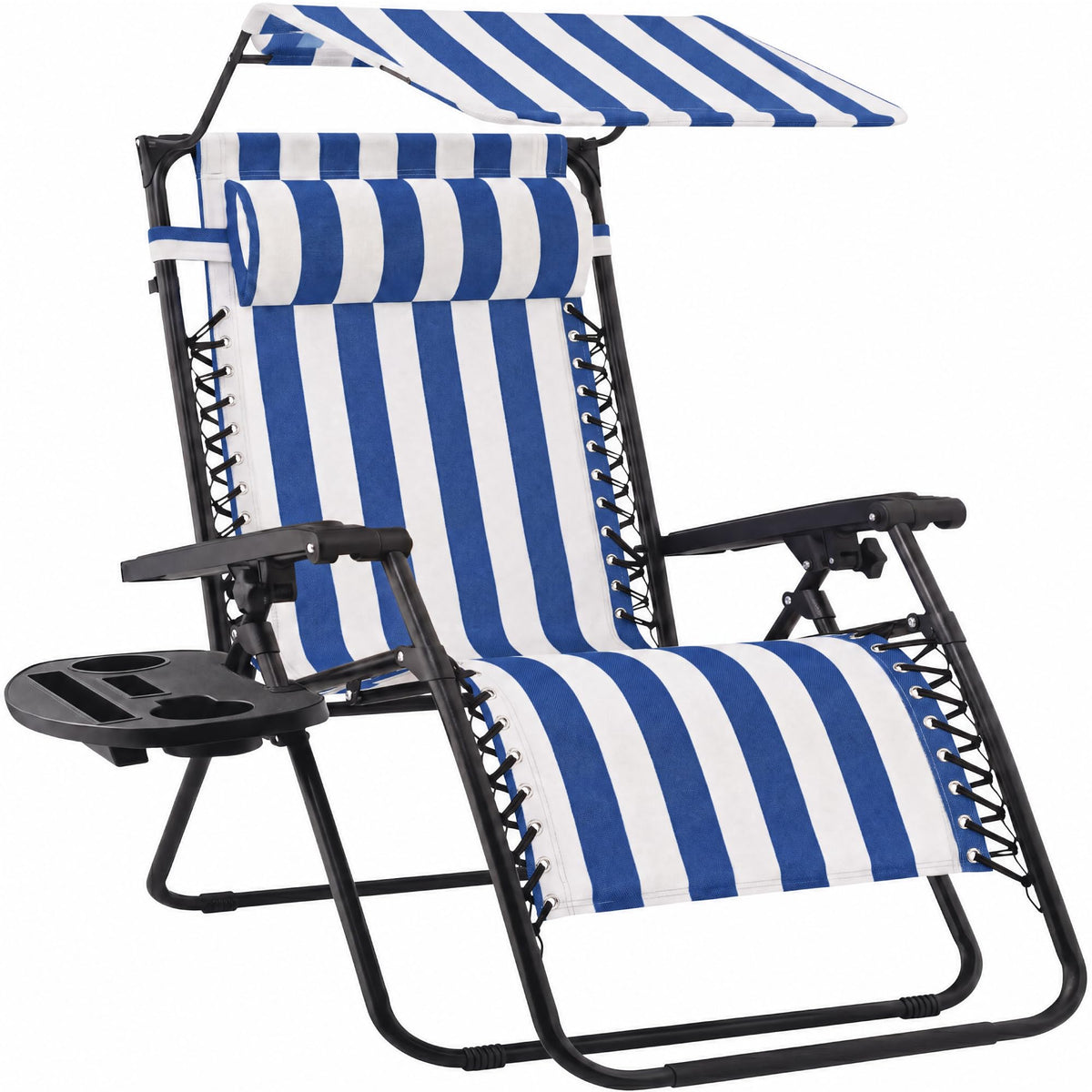 Best Choice Products Zero Gravity Chair Recliner w/Canopy Shade