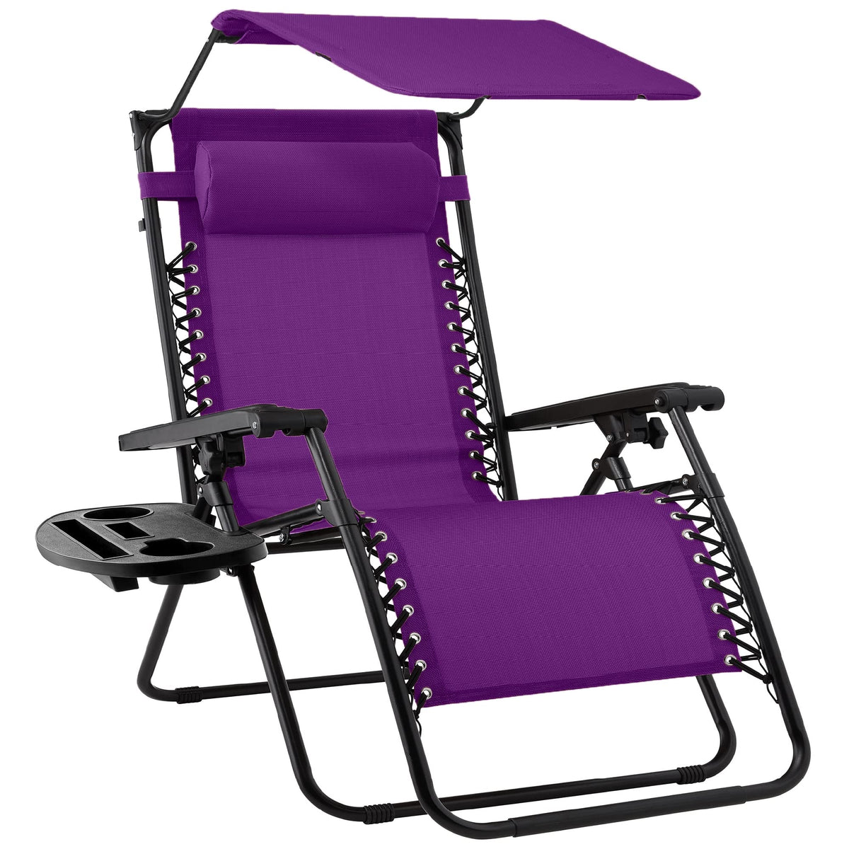 Best Choice Products Zero Gravity Chair Recliner w/Canopy Shade