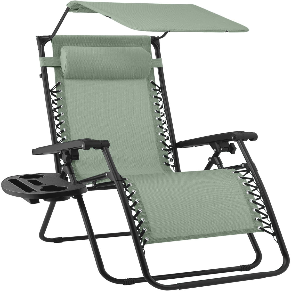 Best Choice Products Zero Gravity Chair Recliner w/Canopy Shade