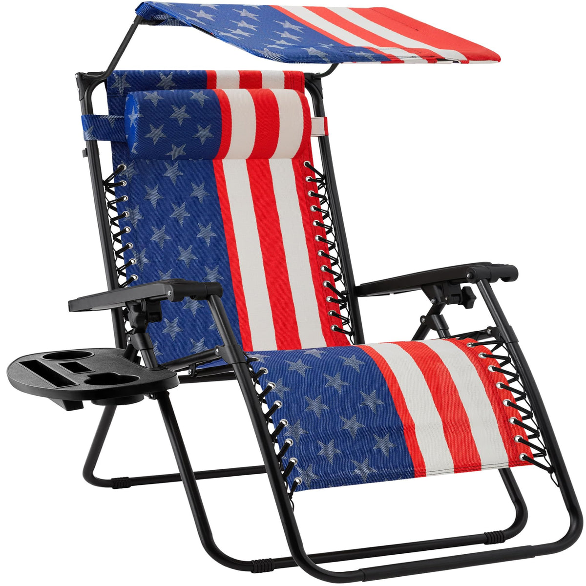 Best Choice Products Zero Gravity Chair Recliner w/Canopy Shade