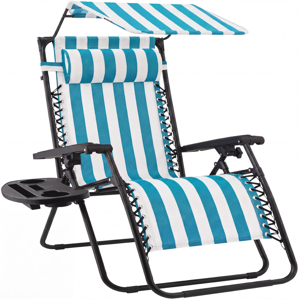 Best Choice Products Zero Gravity Chair Recliner w/Canopy Shade
