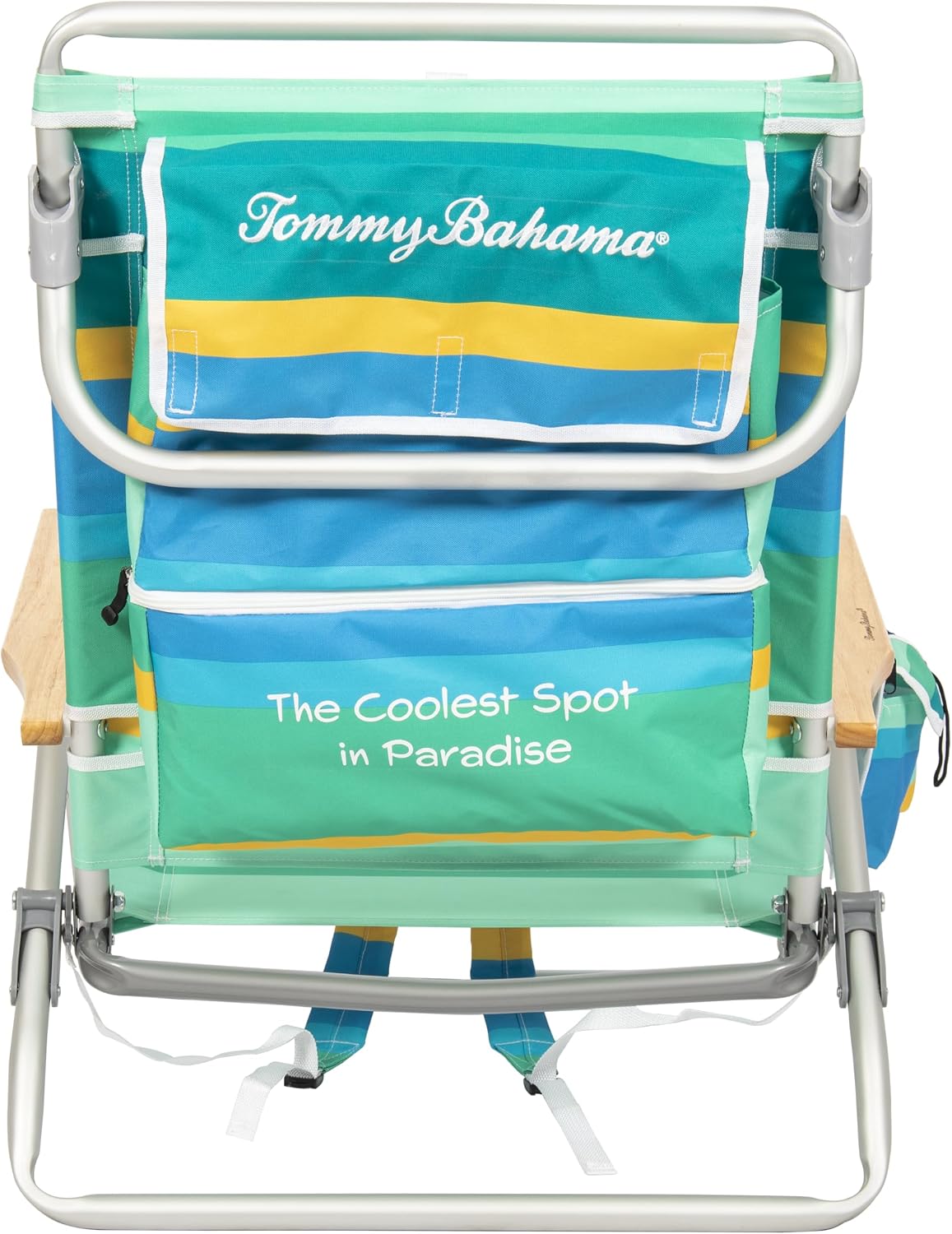 Tommy Bahama 5-Position Lay Flat Beach Chair, 8.5 in Seat Height