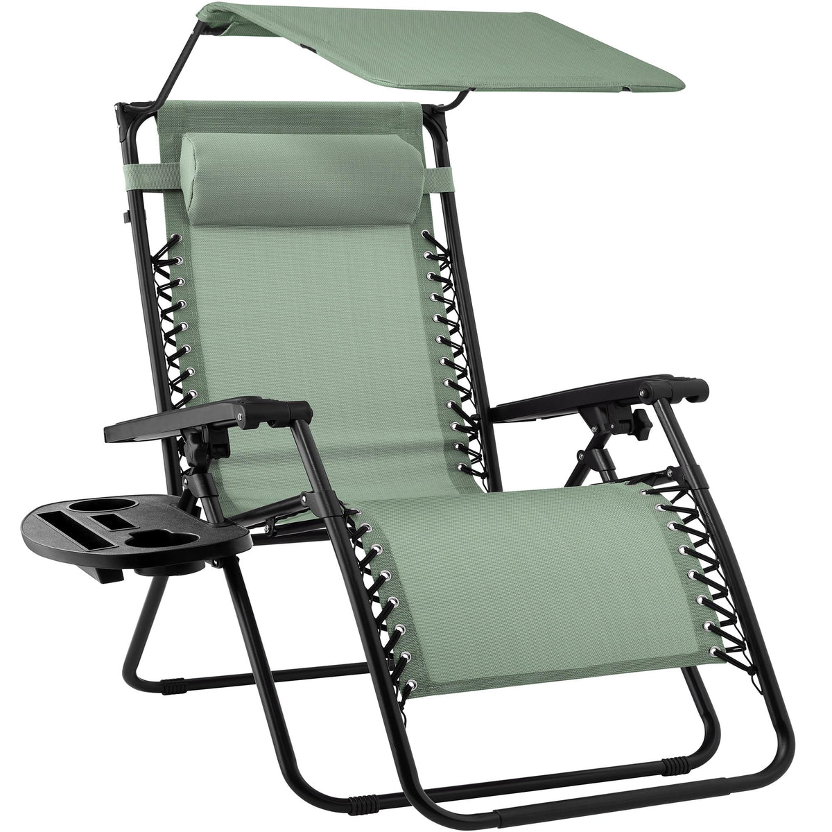Best Choice Products Zero Gravity Chair Recliner w/Canopy Shade