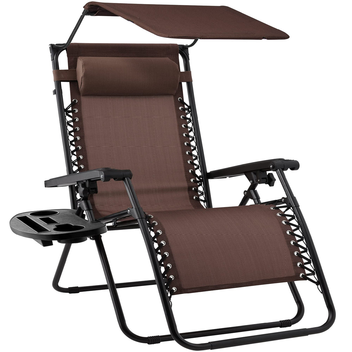 Best Choice Products Zero Gravity Chair Recliner w/Canopy Shade