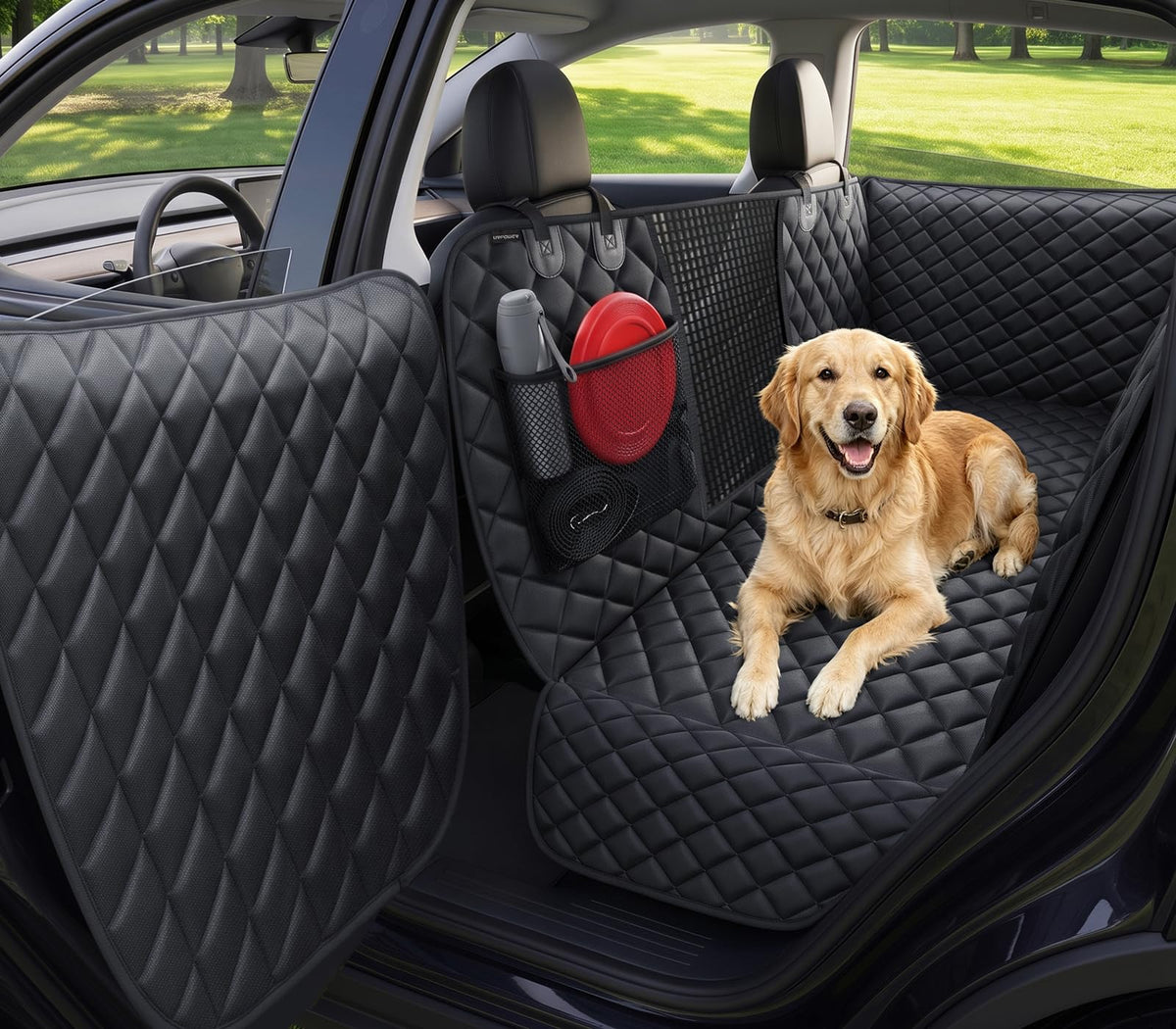URPOWER Dog Car Seat Cover for Back Seat, Waterproof Hammock for Car & SUV