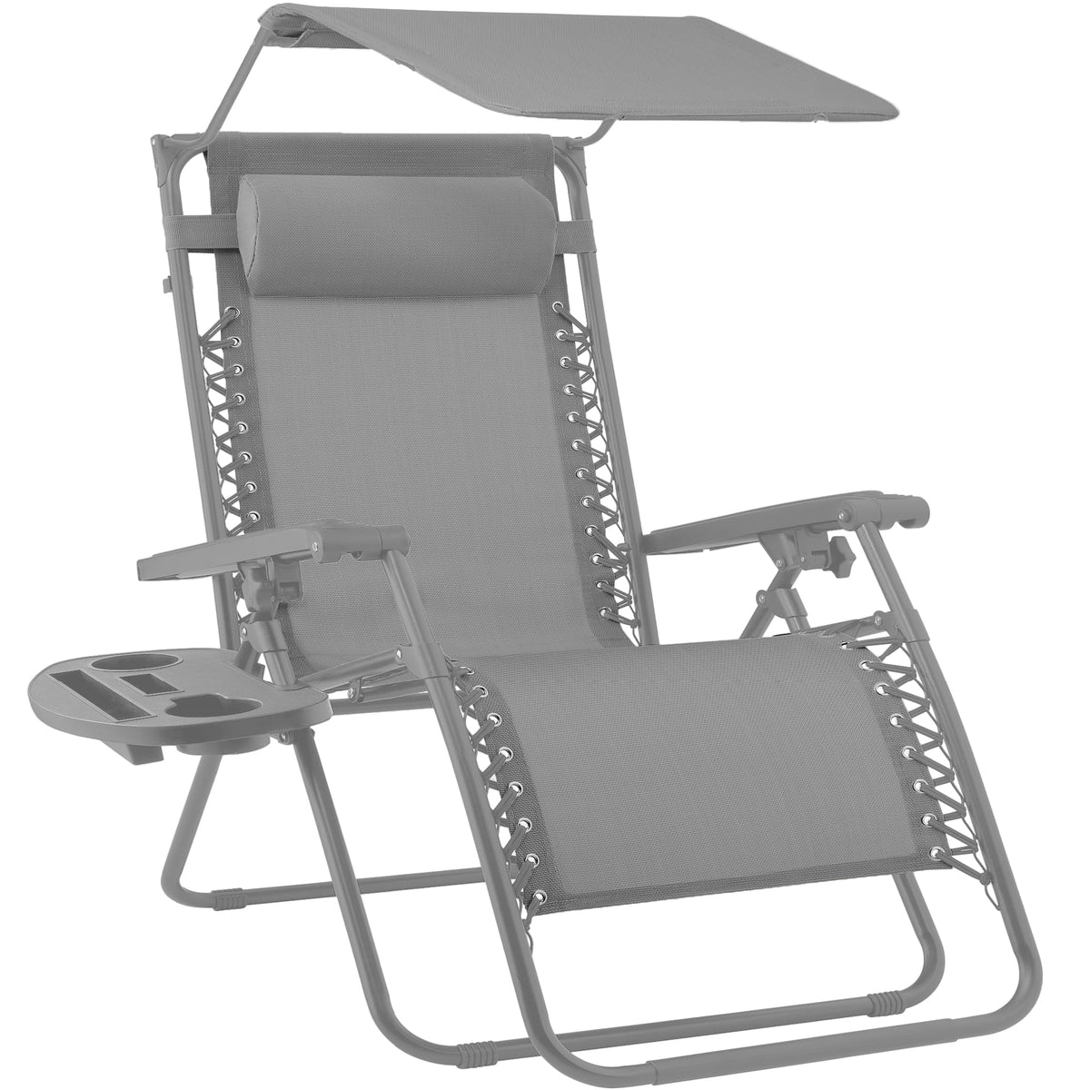 Best Choice Products Zero Gravity Chair Recliner w/Canopy Shade