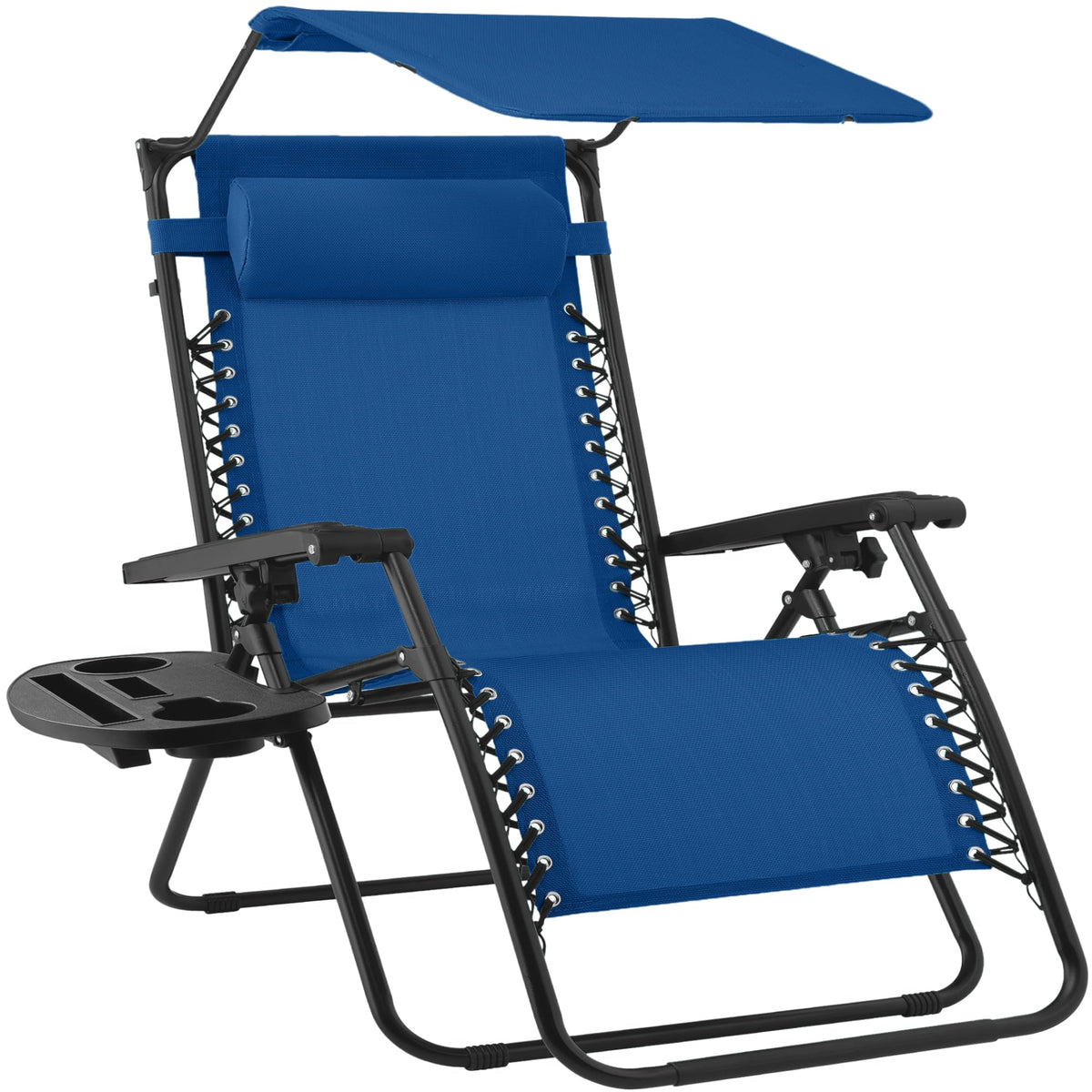 Best Choice Products Zero Gravity Chair Recliner w/Canopy Shade