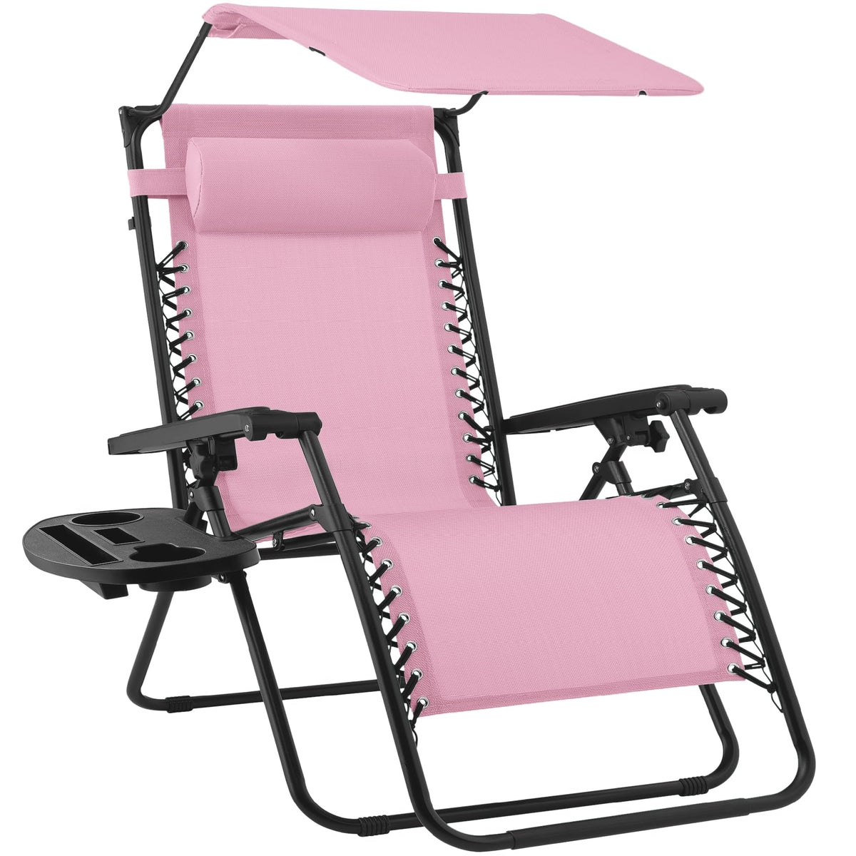 Best Choice Products Zero Gravity Chair Recliner w/Canopy Shade