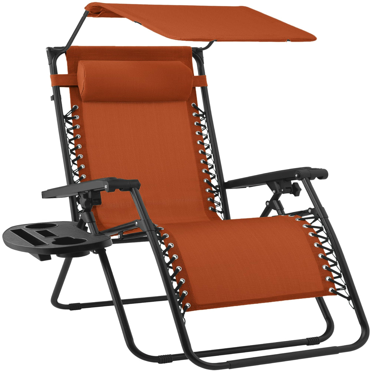 Best Choice Products Zero Gravity Chair Recliner w/Canopy Shade