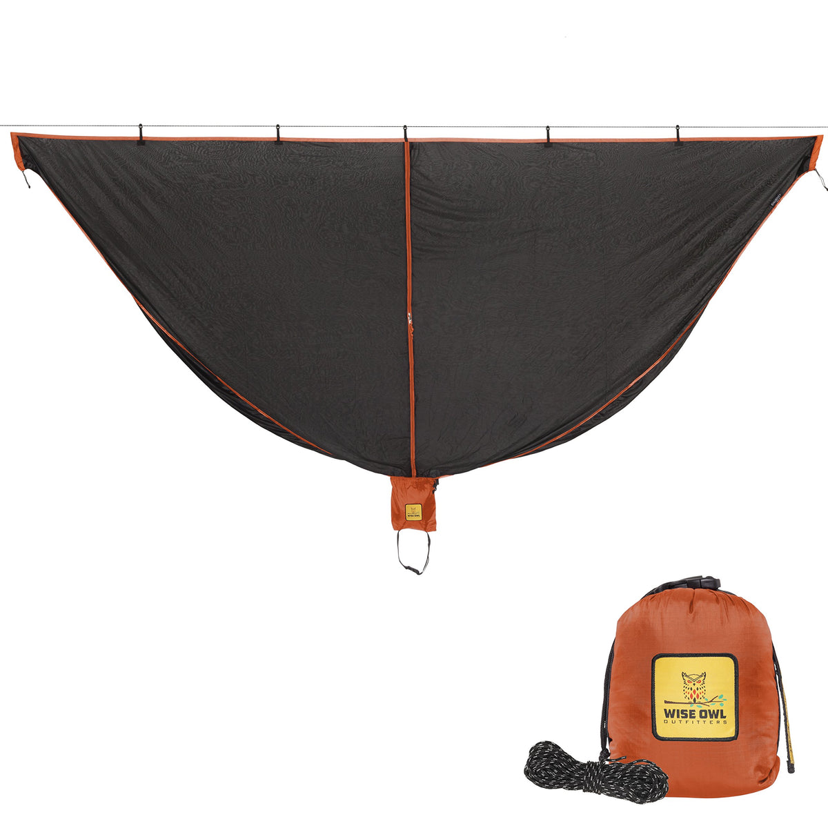 Wise Owl Outfitters Hammock Bug Net – Mosquito Net for Hammock, Lightweight Bug Netting for Camping, Hiking, Backpacking, Forest & Outdoor Use