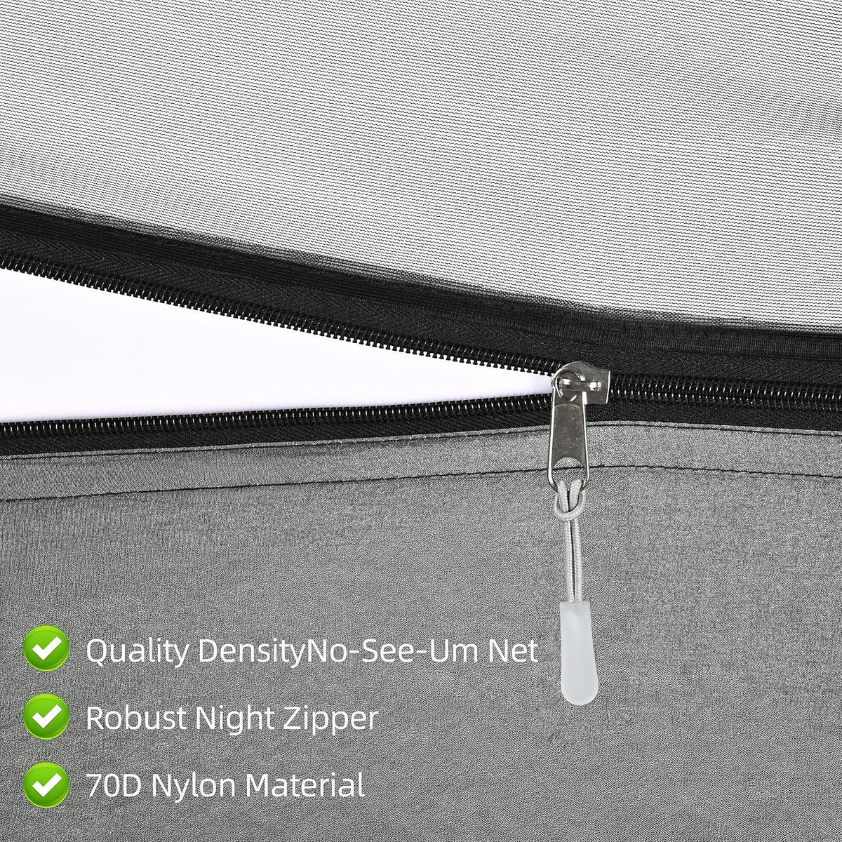 Lulladle Camping Hammock - 500lbs Capacity Portable Hammock with 2 Tree Straps and with Mosquito Net,Nylon Hanging Hammock Easy Setup and Pack for Outdoors Camping,Backpacking,Hiking - Double/Single